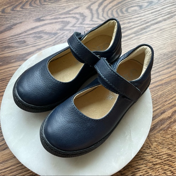 Primigi Kids Italian Navy Genuine Leather Mary Jane Toddler Sizs 8 - Picture 1 of 8
